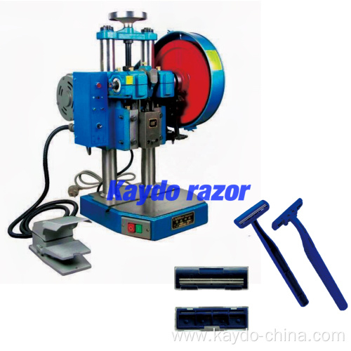 Manual razor head assemble machine